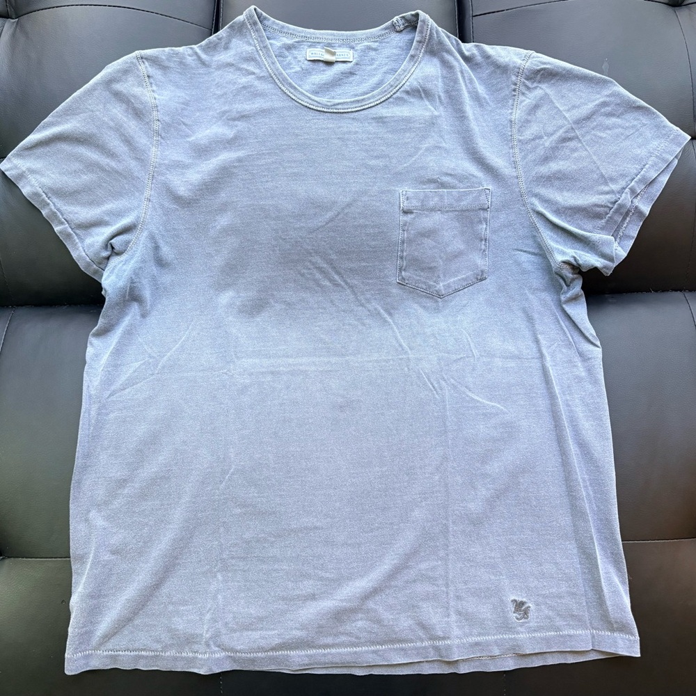 Wallace & Barnes Men's Blue-ish Gray T-Shirt
